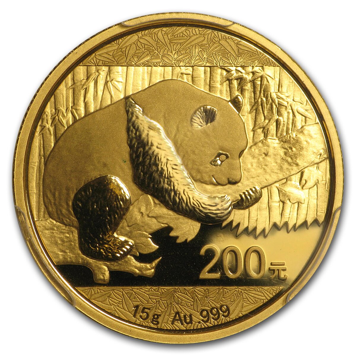 2016 China 15 gram Gold Panda MS-70 PCGS