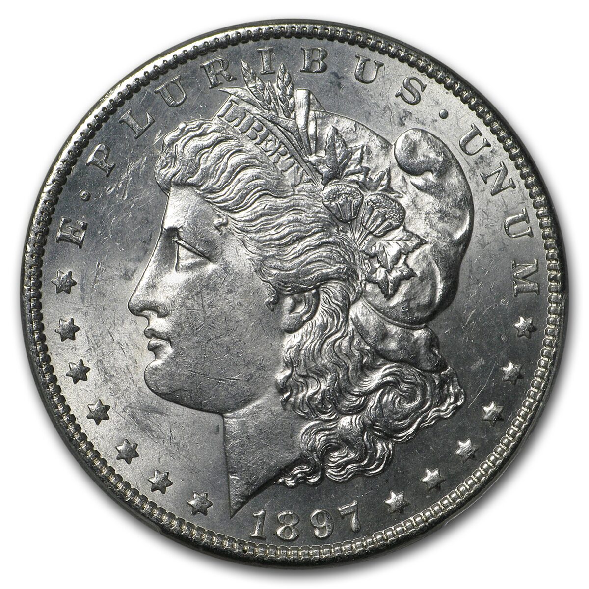 1897 Morgan Dollar MS-62 PCGS