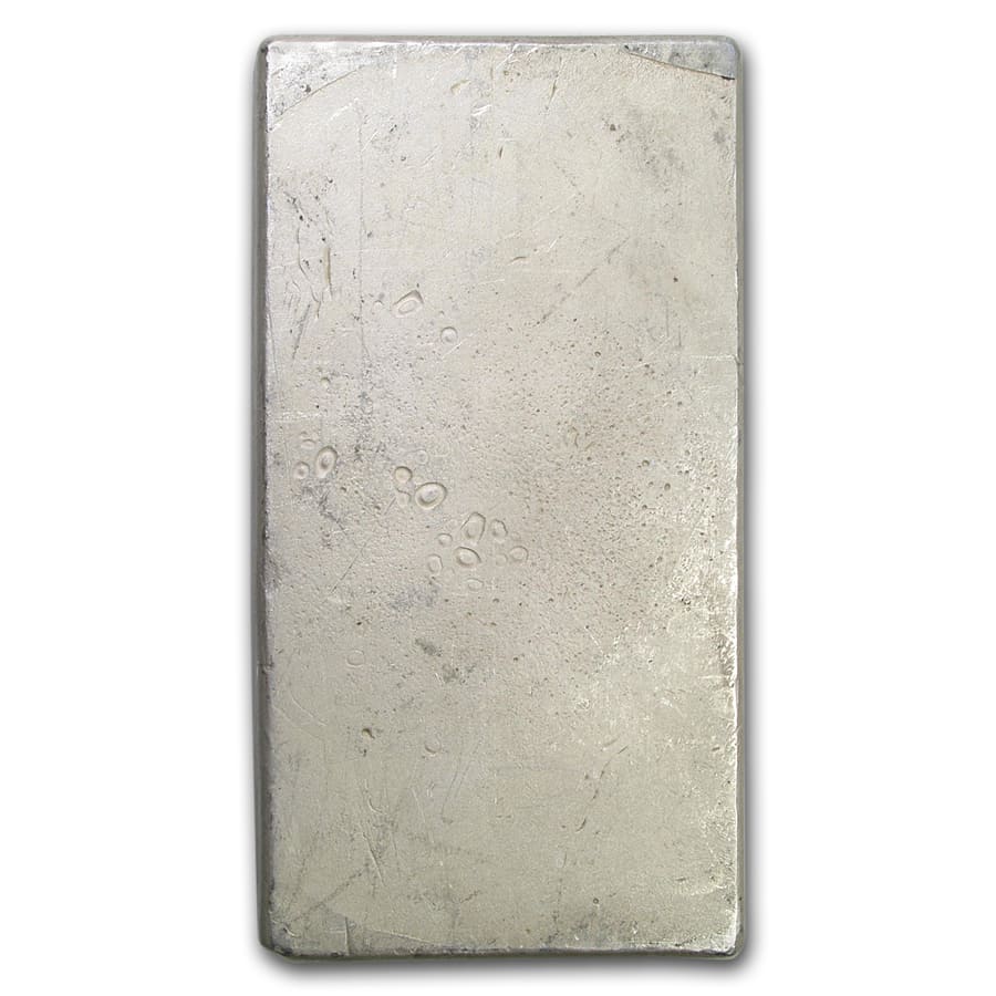 100 oz Poured Silver Bar - SilverTowne