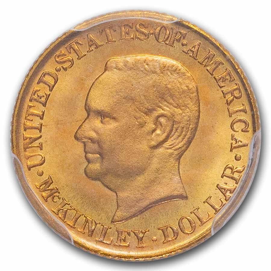 1917 Gold $1.00 McKinley Commem MS-67 PCGS