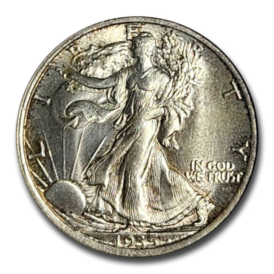 1935 Walking Liberty Half Dollar MS-64 NGC
