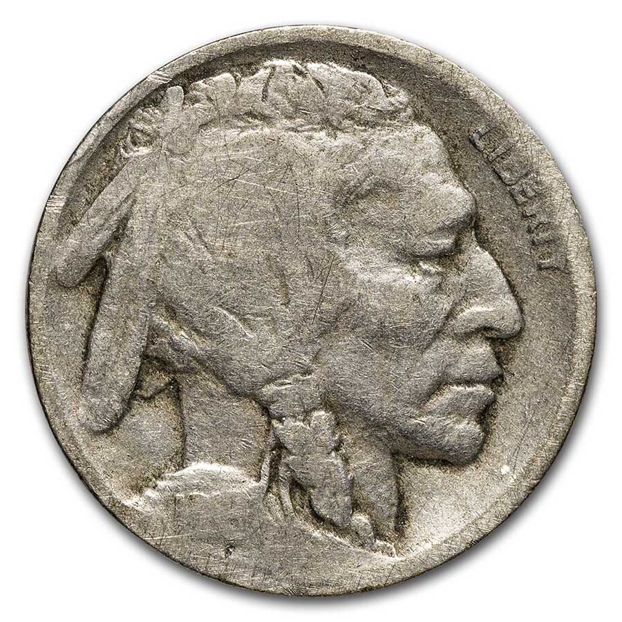 1916-D Buffalo Nickel AG