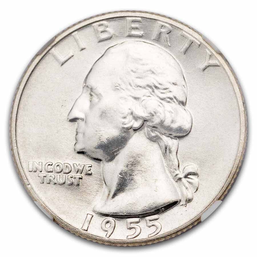 1955-D Washington Quarter MS-65 NGC