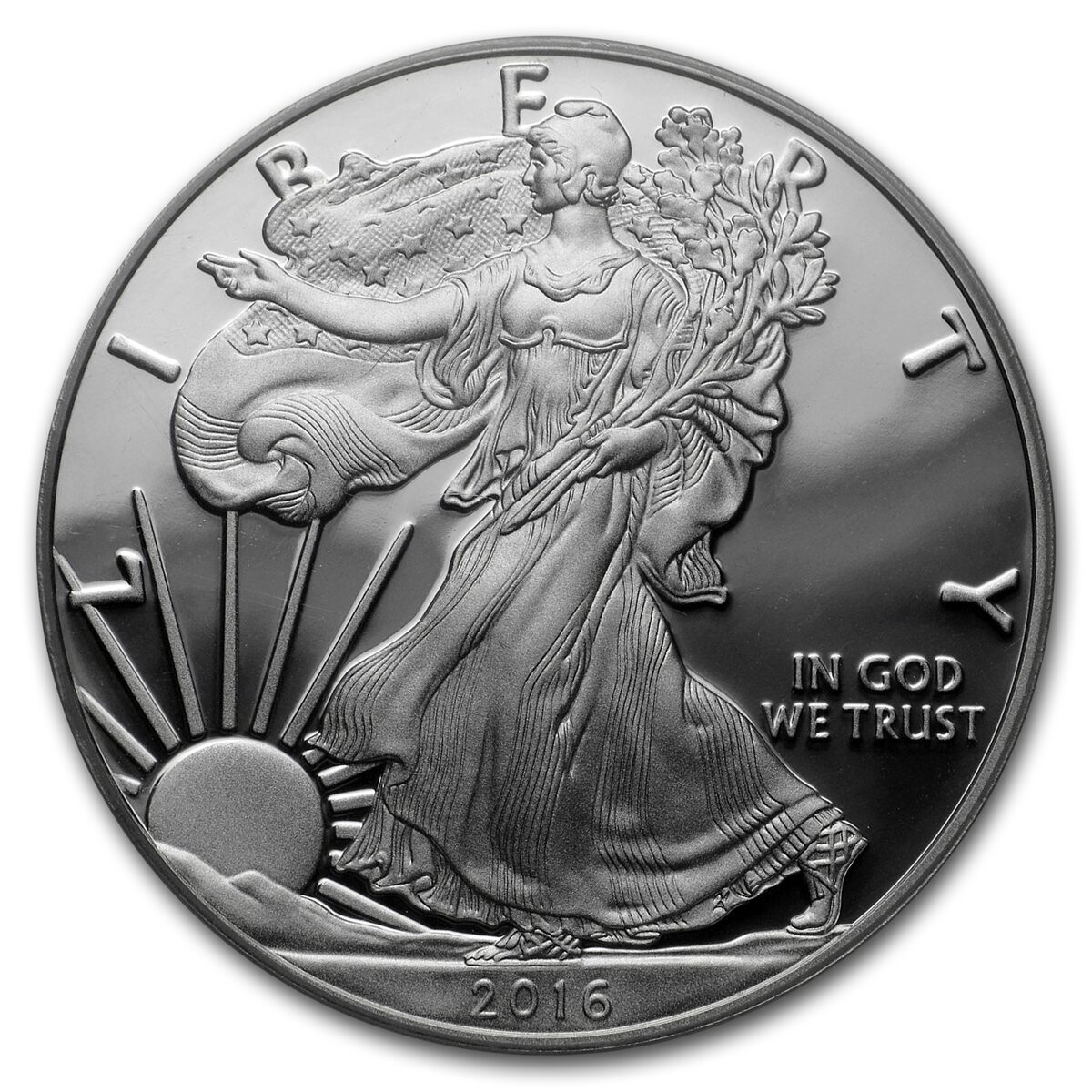 2016-W Proof Silver Eagle PR-70 PCGS (FDI, Mercanti)