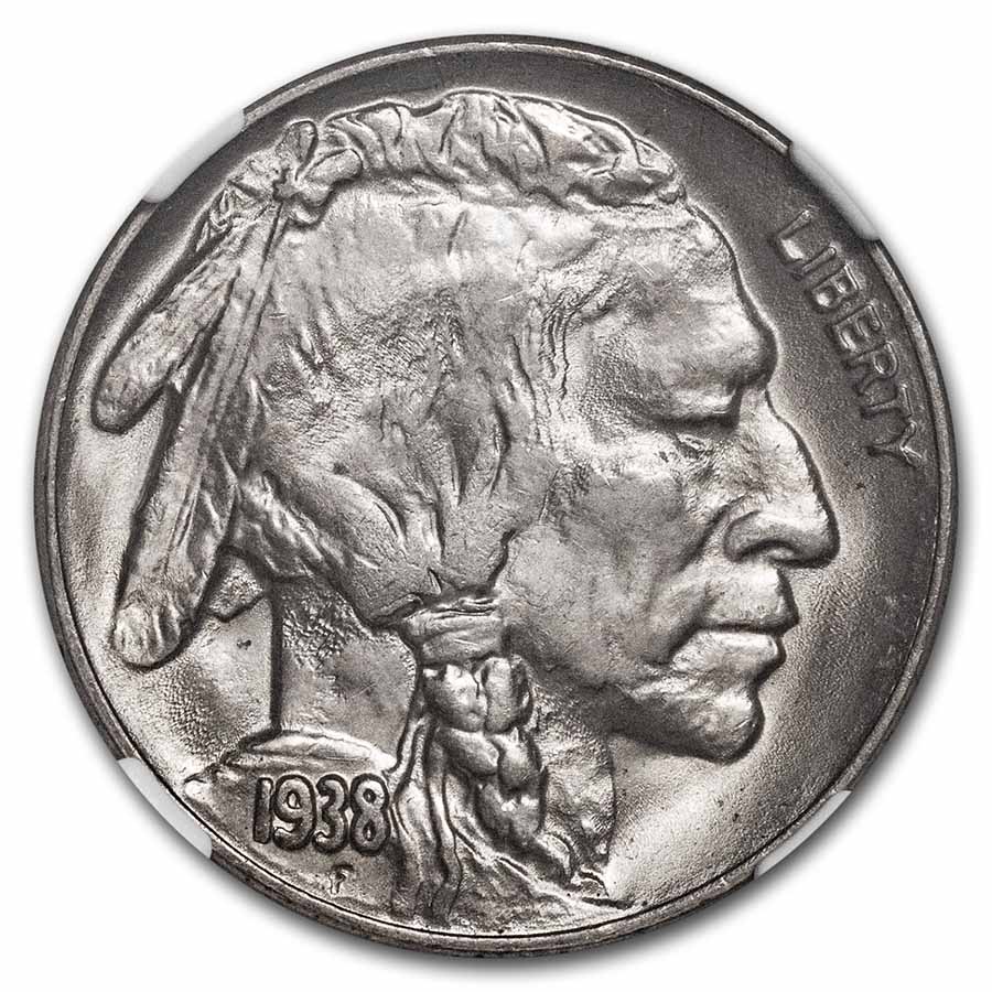 1938-D/S Buffalo Nickel MS-65 NGC