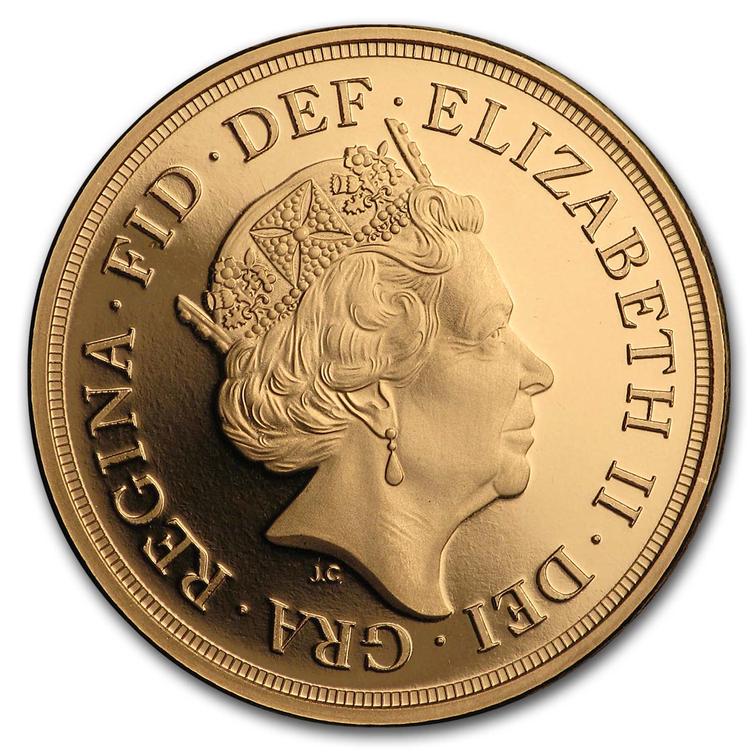 2019 Great Britain Gold Double Sovereign Proof (Piedfort)