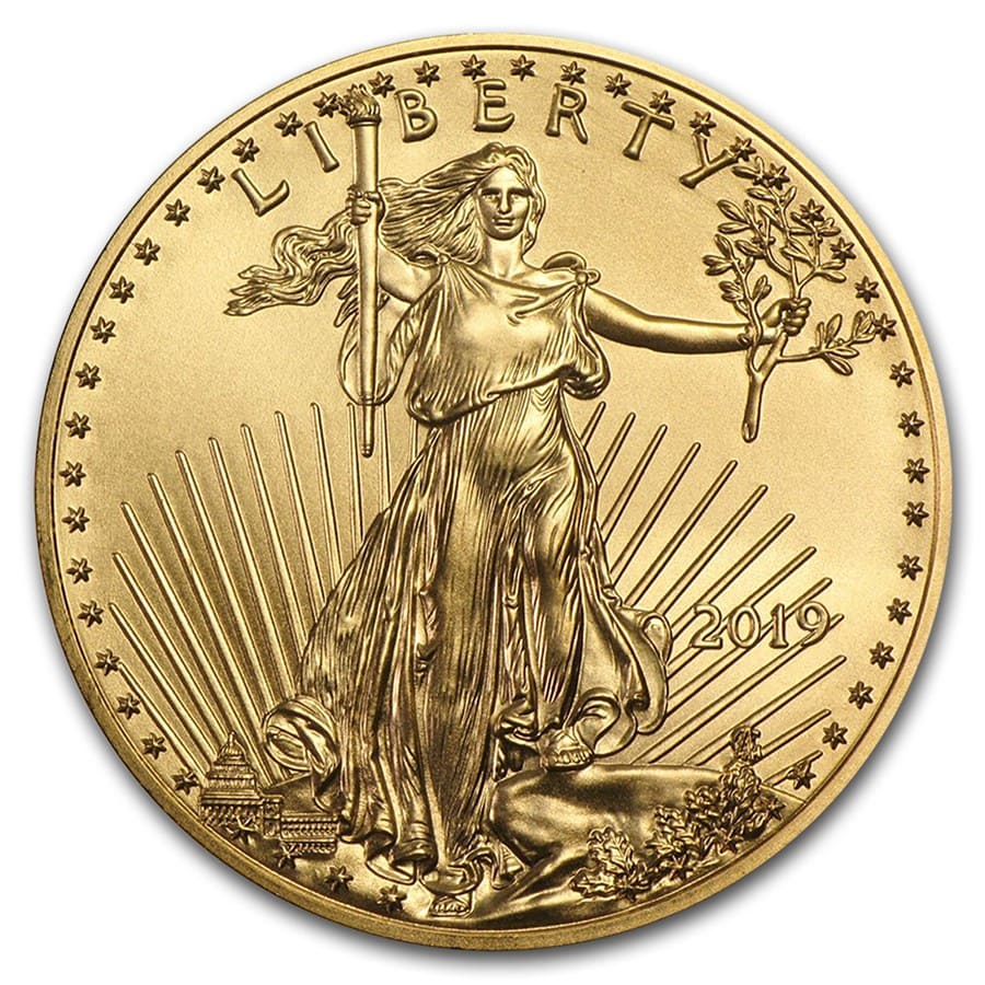 2019 1/2 oz American Gold Eagle MS-70 PCGS (First Day of Issue)
