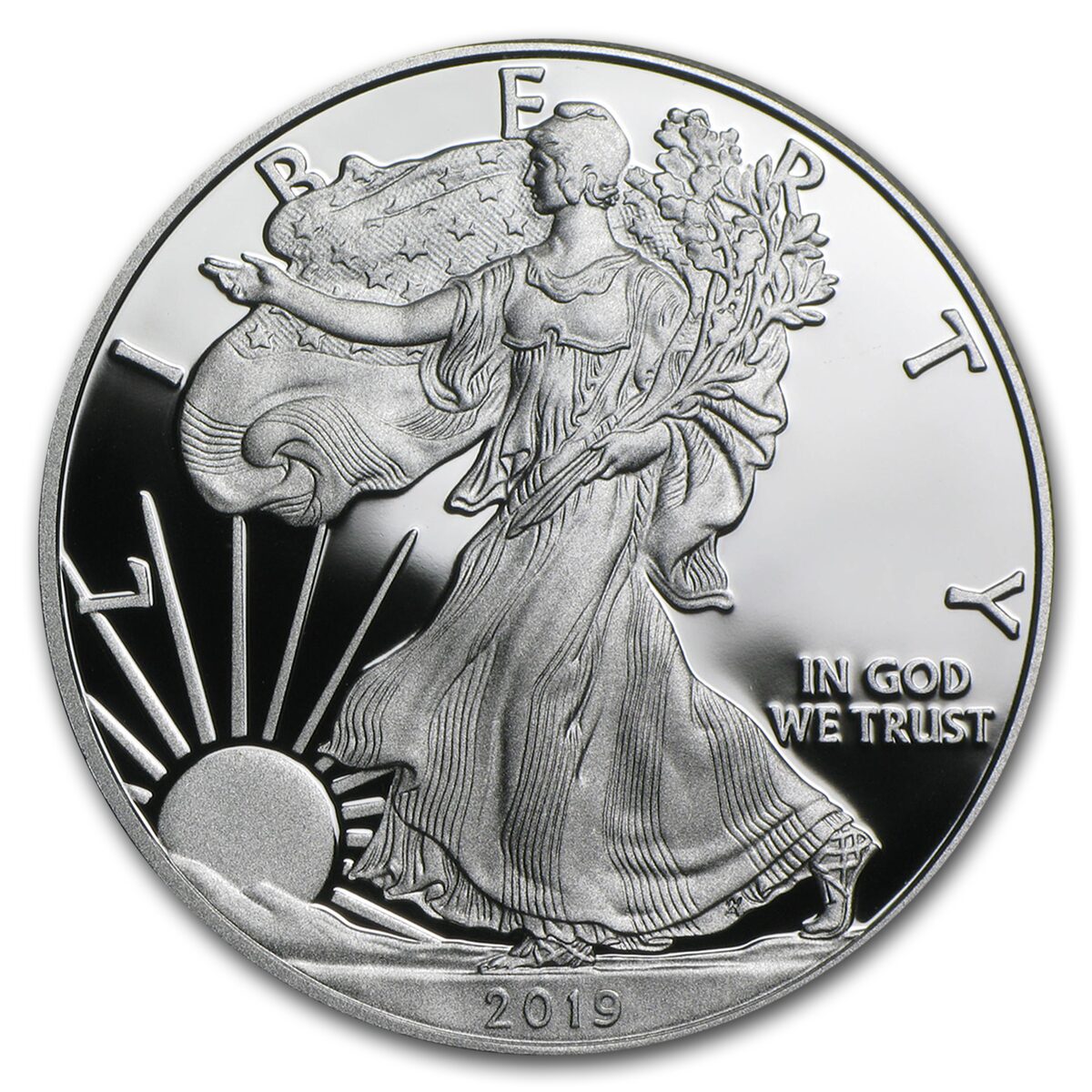 2019-W American Silver Eagle PF-70 NGC (First Day of Issue)