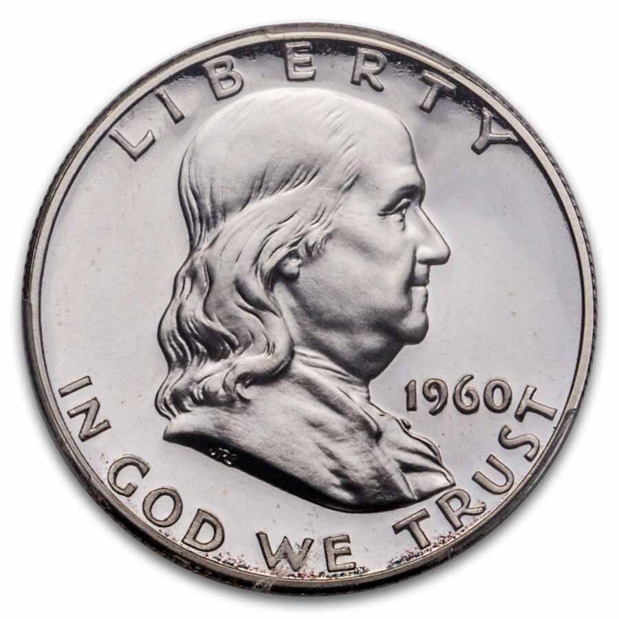 1960 Franklin Half Dollar PR-67 DCAM PCGS