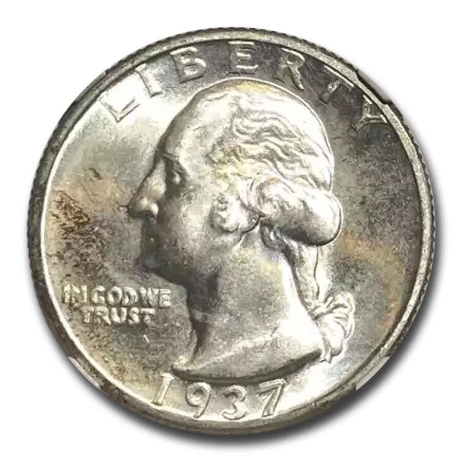 1937-D Washington Quarter MS-65 NGC