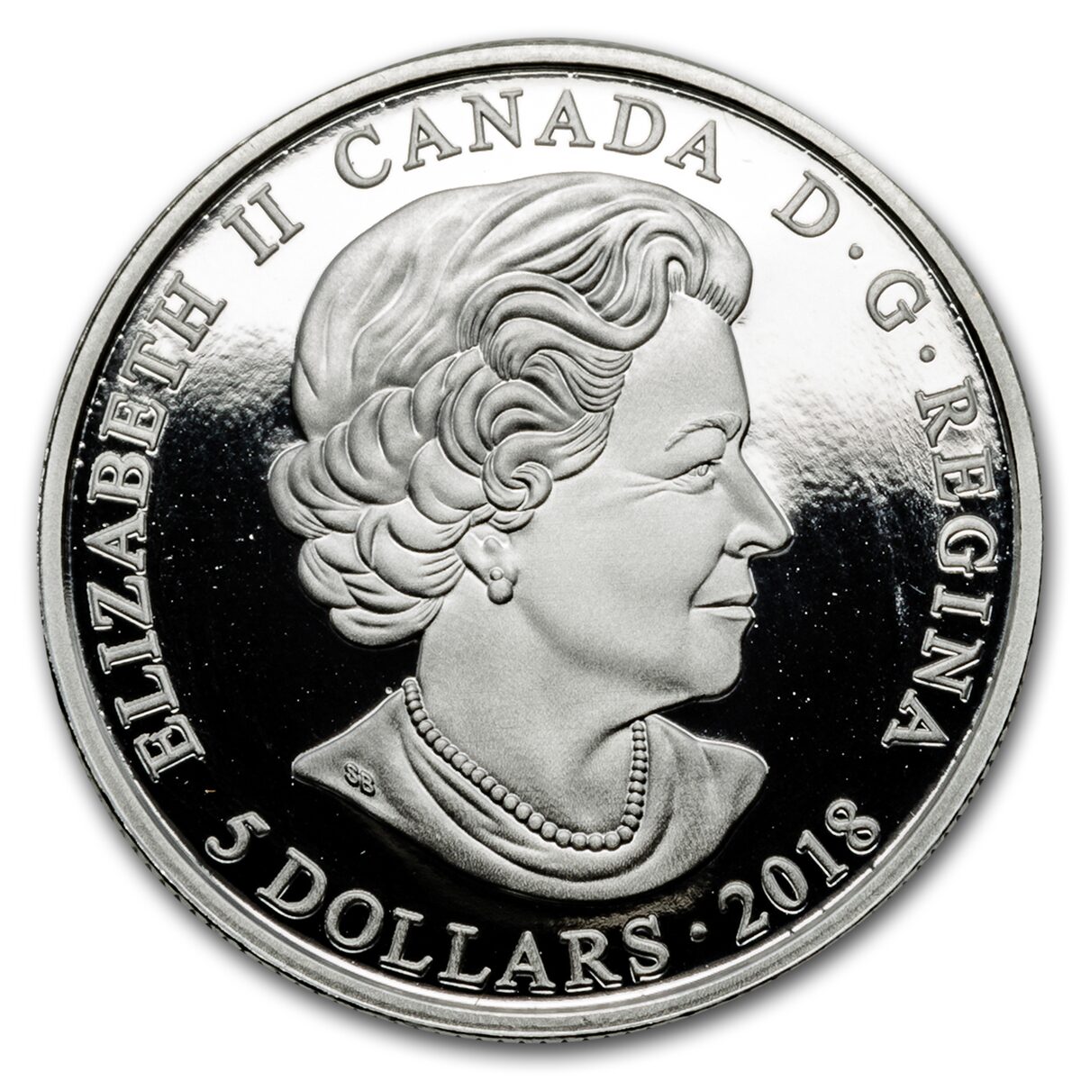 2018 Canada 1/4 oz Silver $5 Birthstones: December