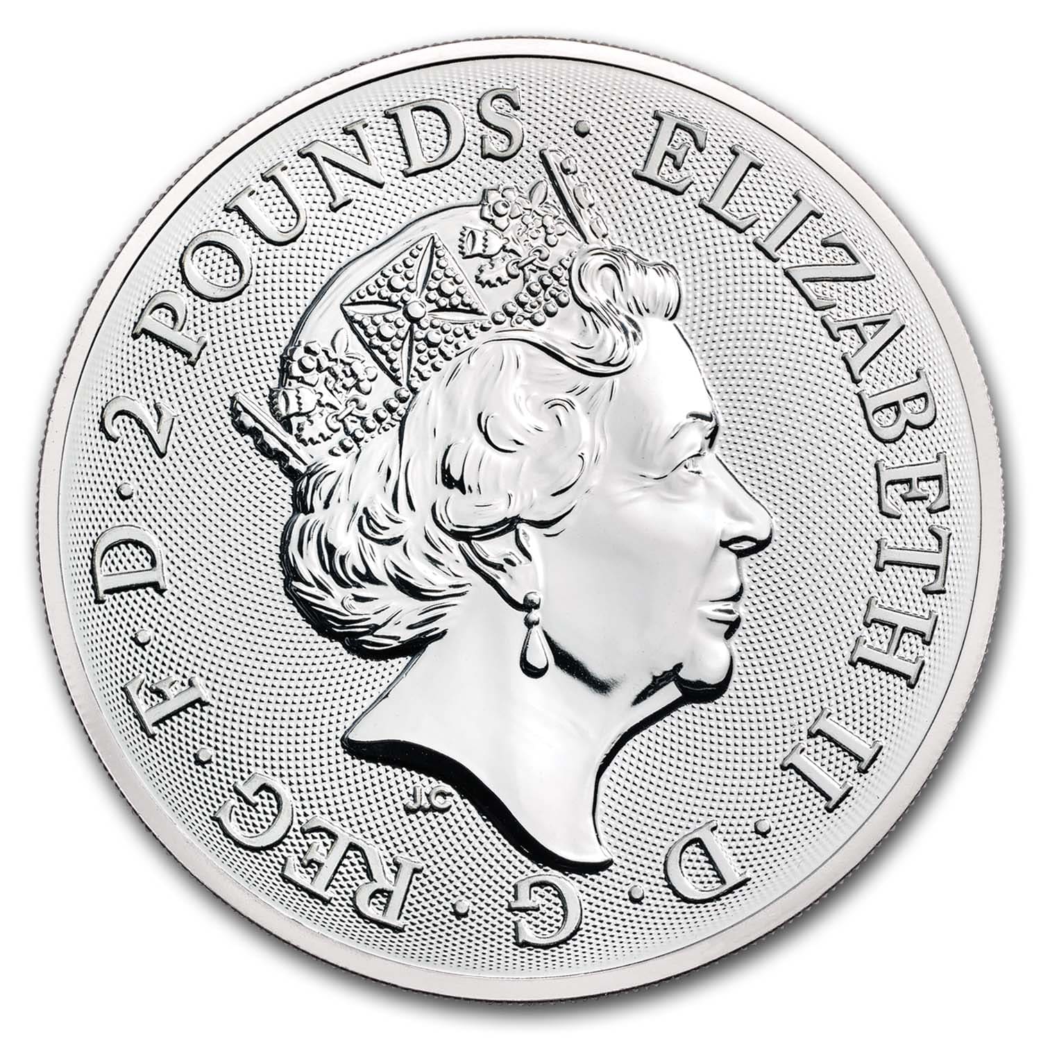 2019 GB 1 oz Silver Landmarks of Britain (Buckingham Palace)