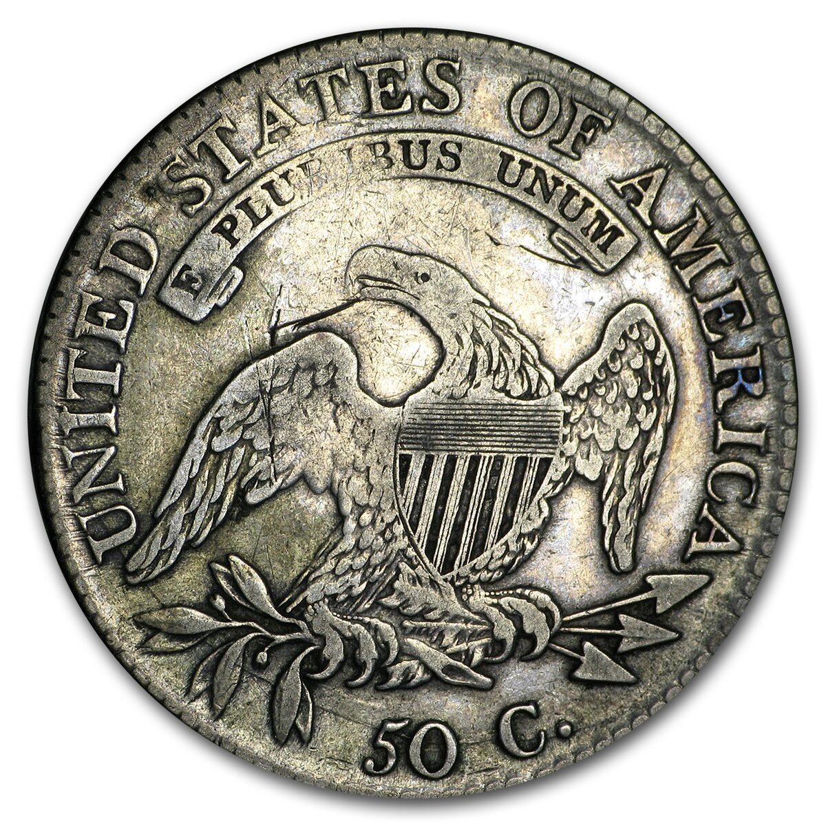 1818/7 Bust Half Dollar VF (Small 8)