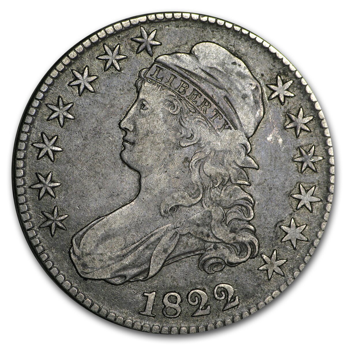 1822 Bust Half Dollar XF