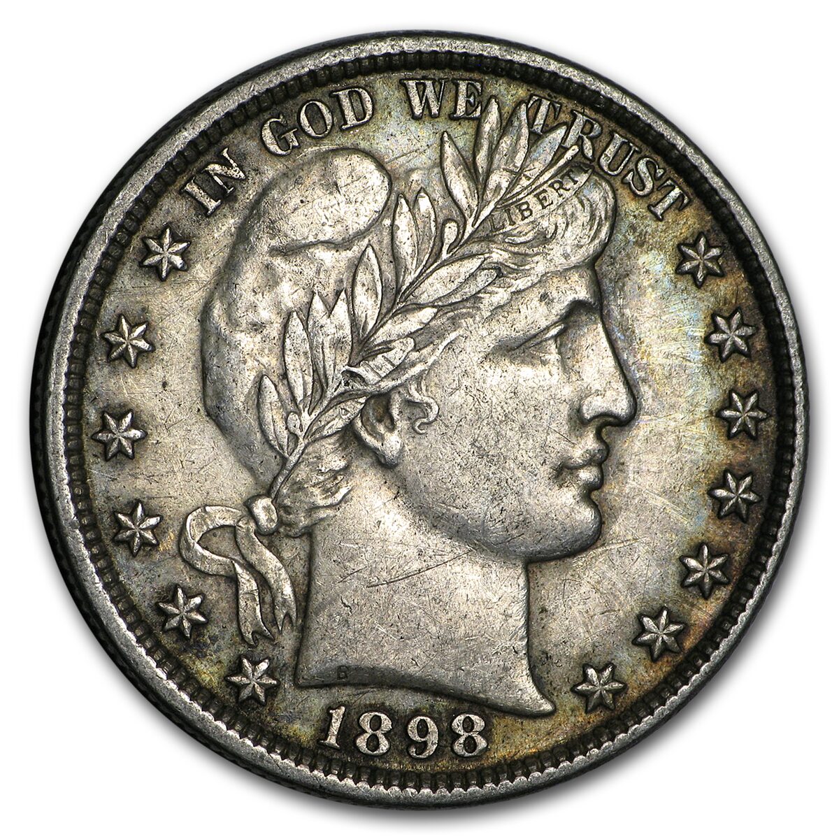 1898 Barber Half Dollar AU