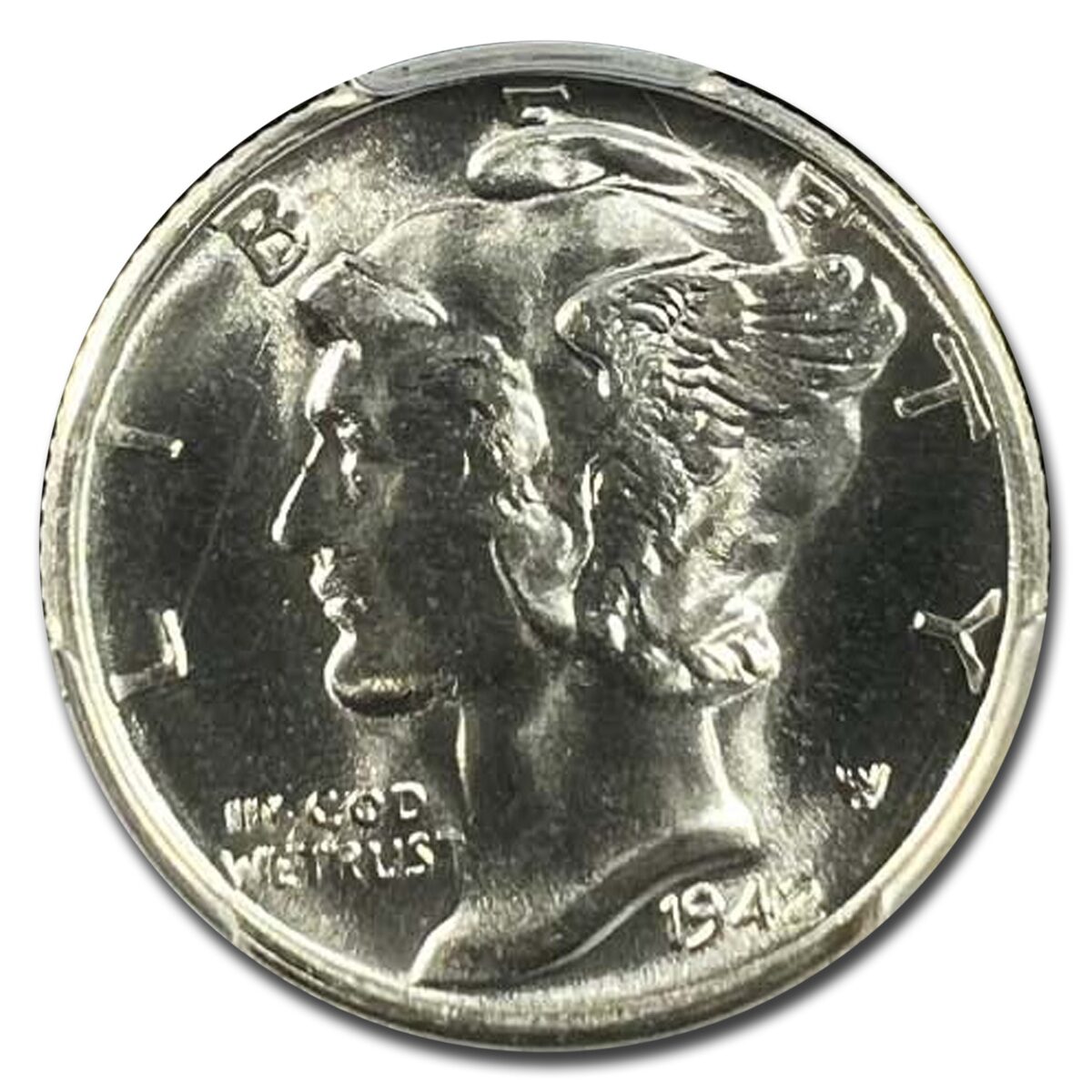 1942-S Mercury Dime MS-66 PCGS (FB)