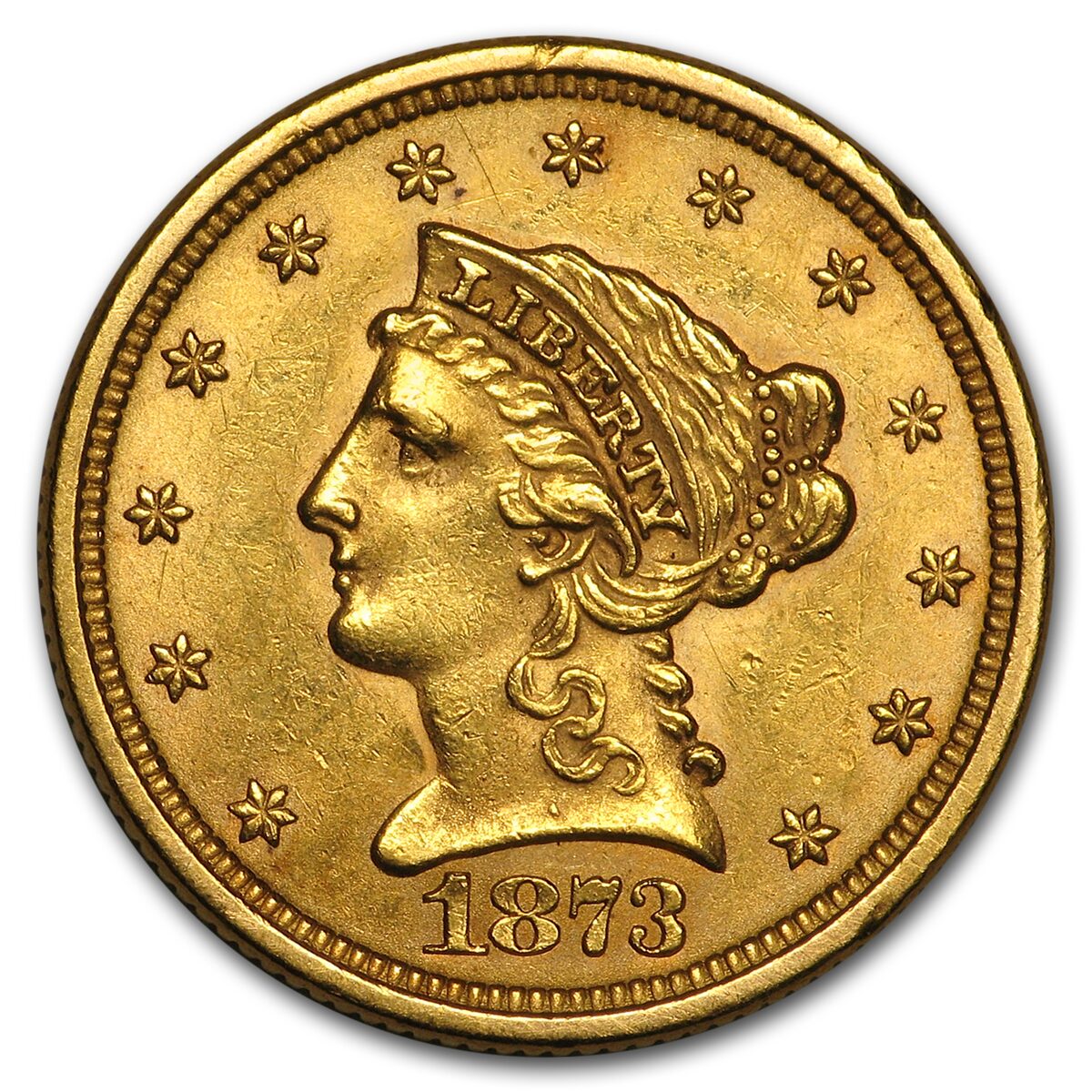 $2.50 Liberty Gold Quarter Eagle BU (Random Year)
