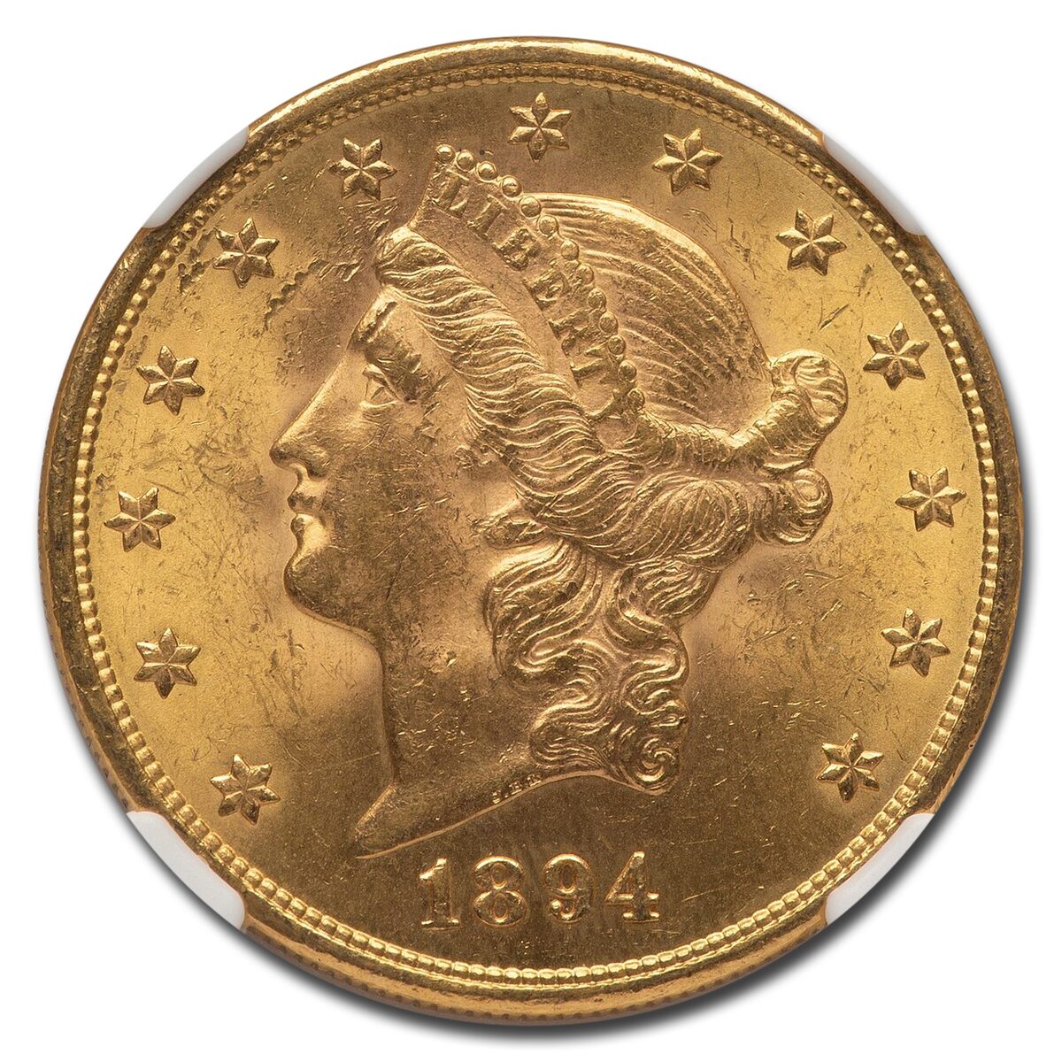 1894-S $20 Liberty Gold Double Eagle MS-63 NGC