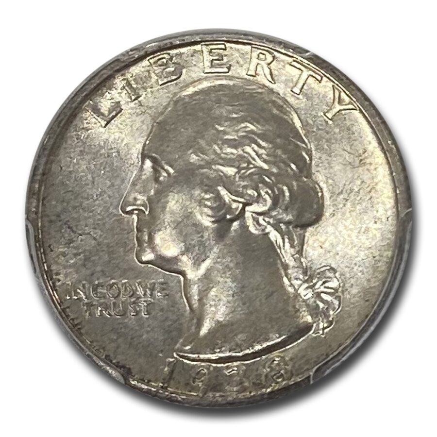 1938-S Washington Quarter MS-64 PCGS