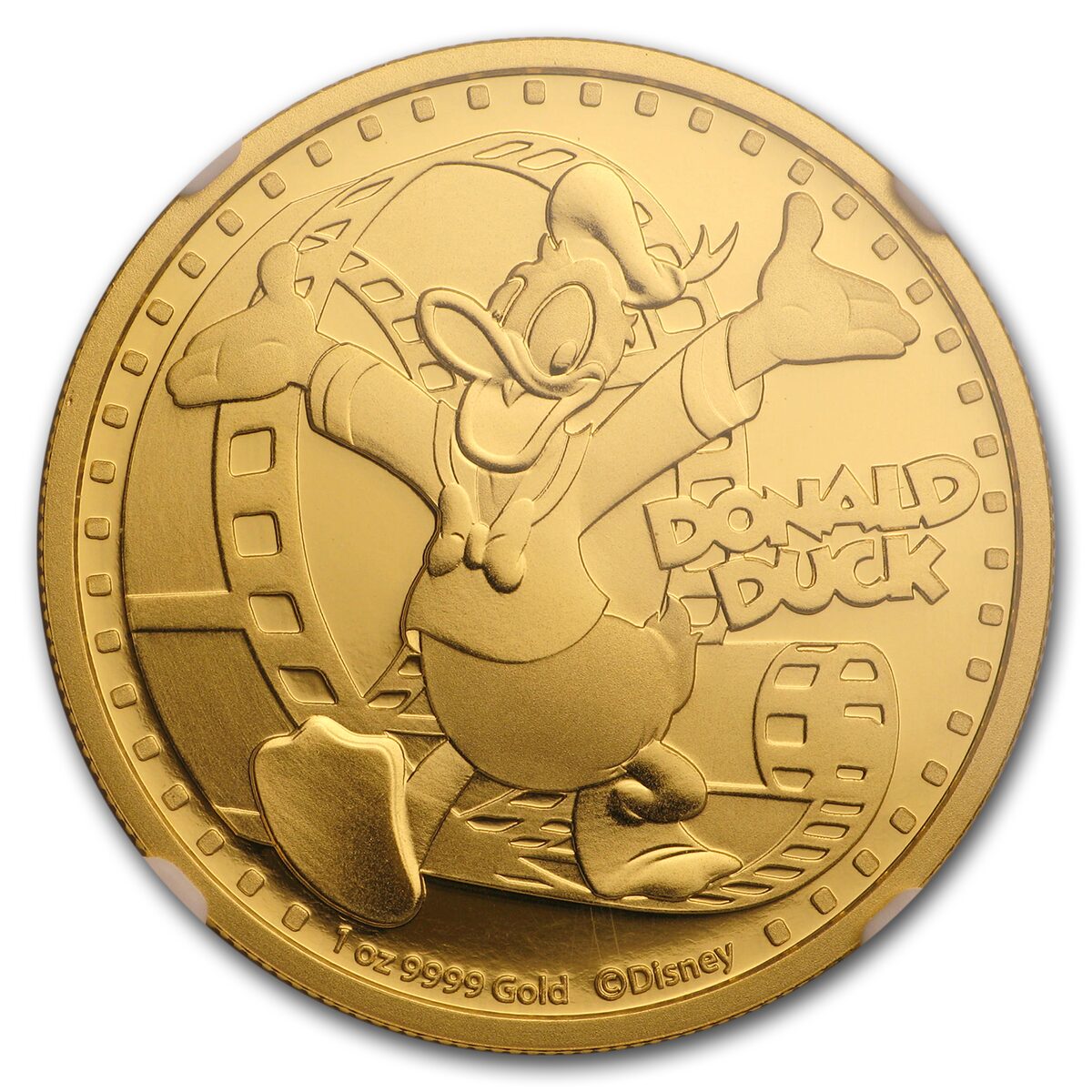 2014 Niue 1 oz Proof Gold $200 Disney Donald Duck PF-70 NGC UCAM