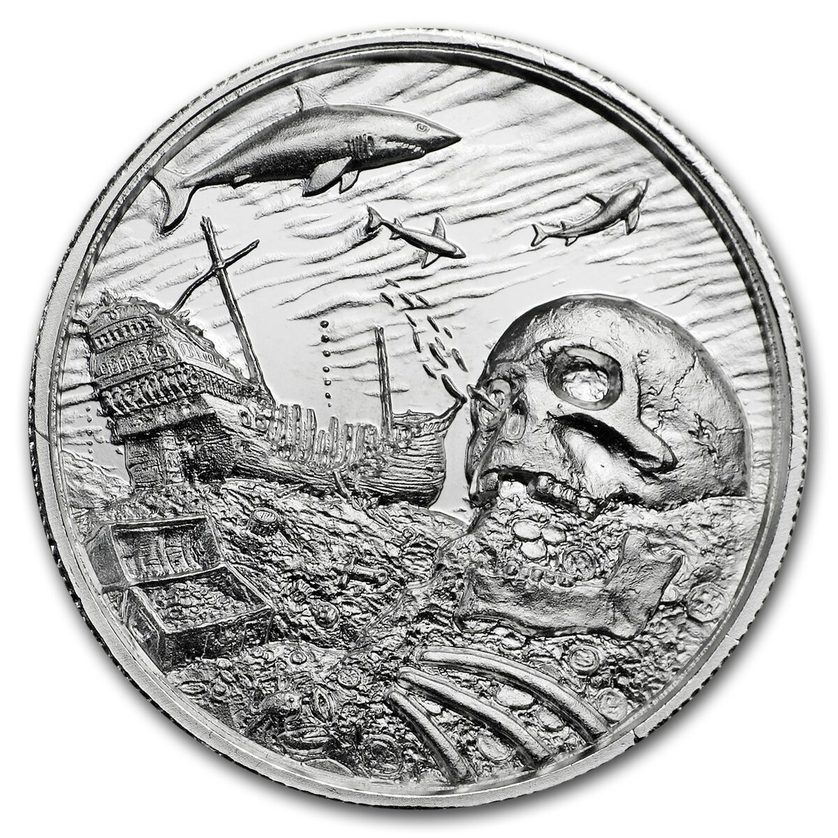 2 oz Silver UHR Round - Privateer Series: Davy Jones Locker