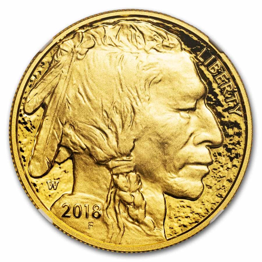 2018-W 1 oz Proof Gold Buffalo PF-70 NGC