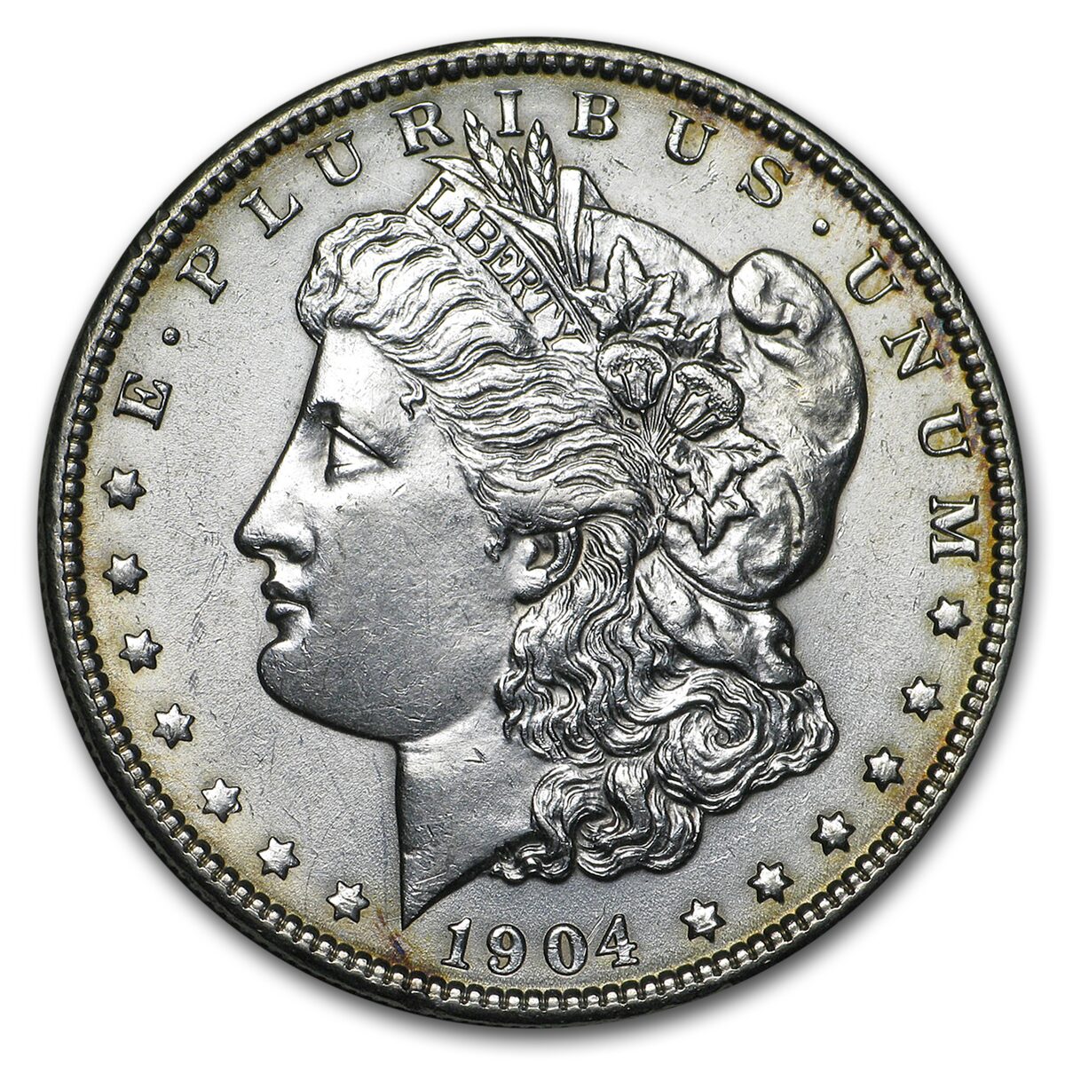 1904 Morgan Dollar AU Details (Cleaned)
