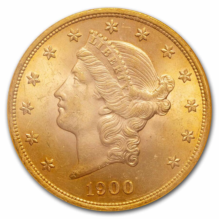 1900 $20 Liberty Gold Double Eagle MS-63 NGC