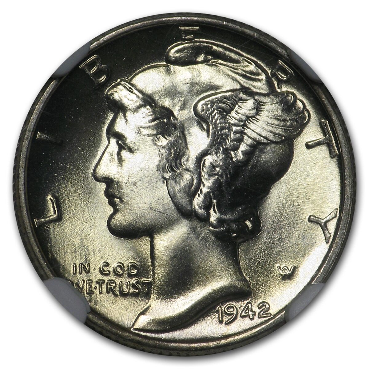 1942 Mercury Dime MS-67 NGC