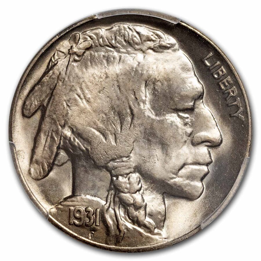 1931-S Buffalo Nickel MS-65 PCGS