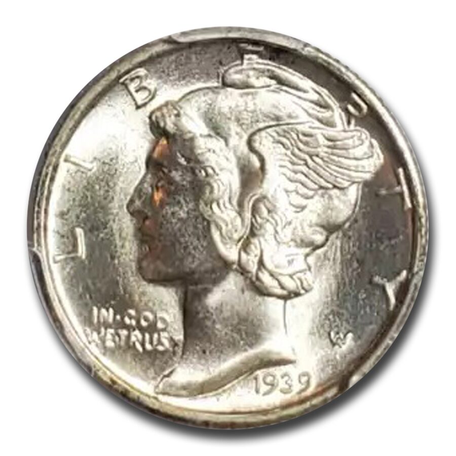 1939-D Mercury Dime MS-66 PCGS (FB)