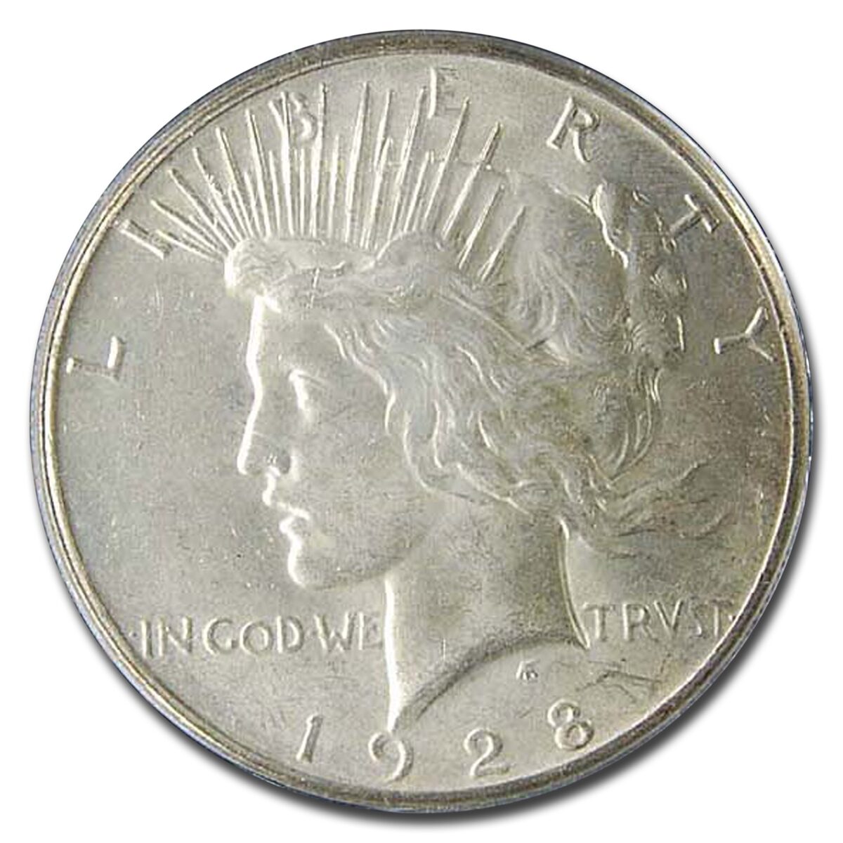 1928 Peace Dollar MS-62 PCGS