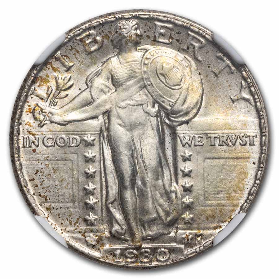 1930 Standing Liberty Quarter MS-64 FH NGC (Full Head)