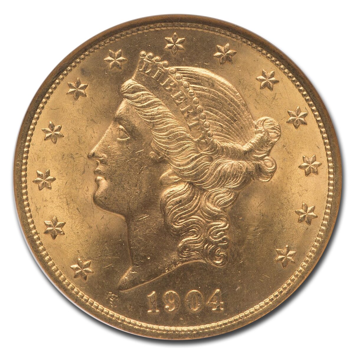 1904 $20 Liberty Gold Double Eagle MS-63 NGC CAC