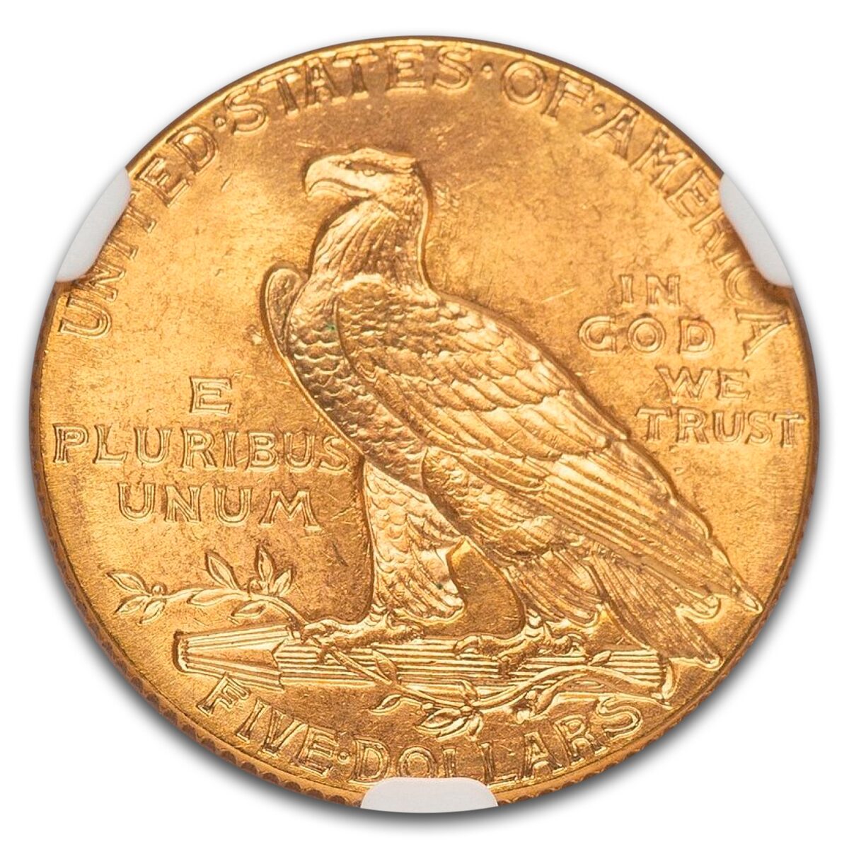 1912 $5 Indian Gold Half Eagle MS-65 NGC