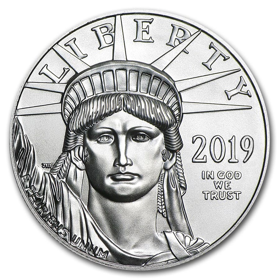 2019 1 oz American Platinum Eagle MS-70 PCGS (First Day of Issue)