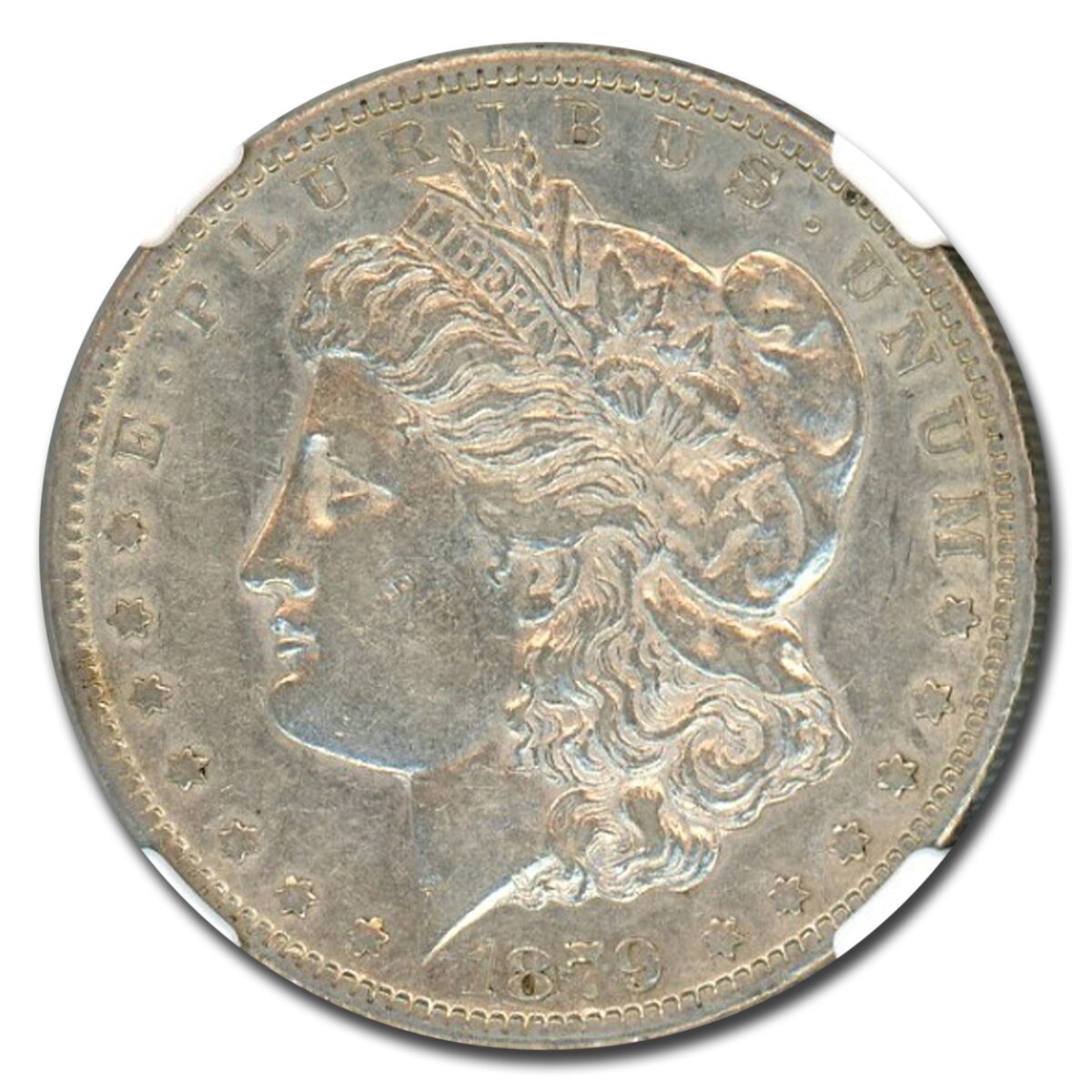 1879-CC Morgan Dollar AU-50 NGC
