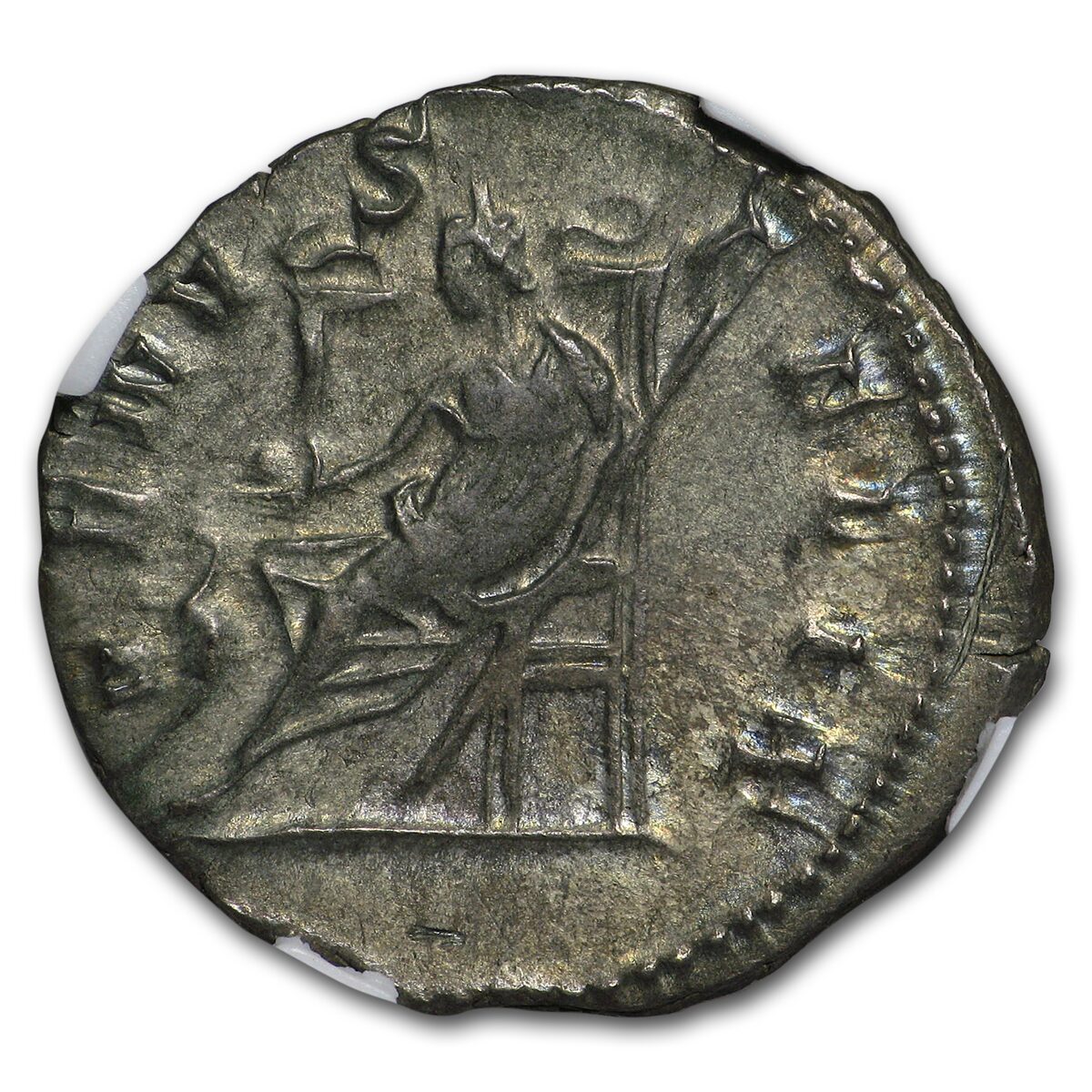 Roman Double Denarius Salonina (254-268 AD) AU NGC