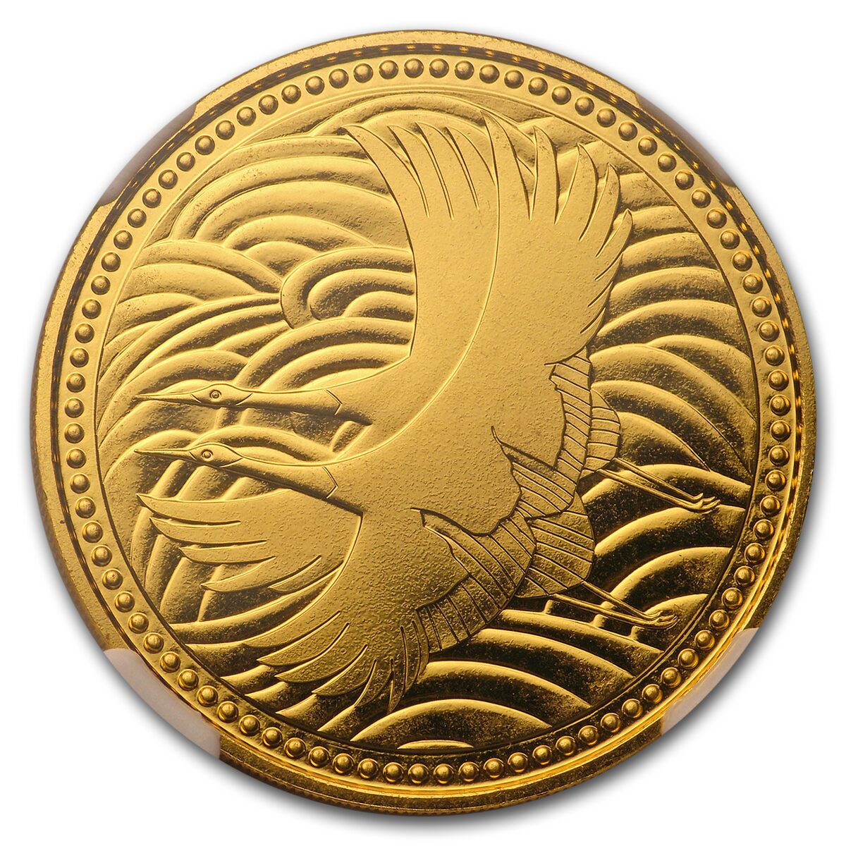 1993/H5 Japan Gold 50,000 Yen Imperial Wedding MS-68 NGC