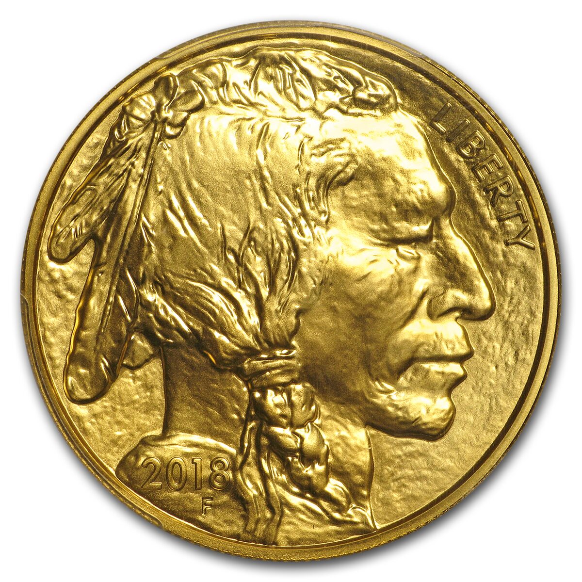 2018 1 oz Gold Buffalo MS-70 PCGS (First Day of Issue)