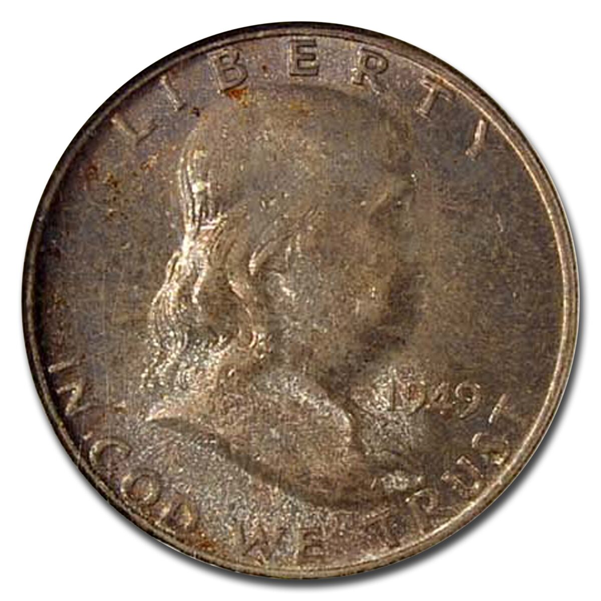 1949 Franklin Half Dollar MS-65 NGC (FBL)