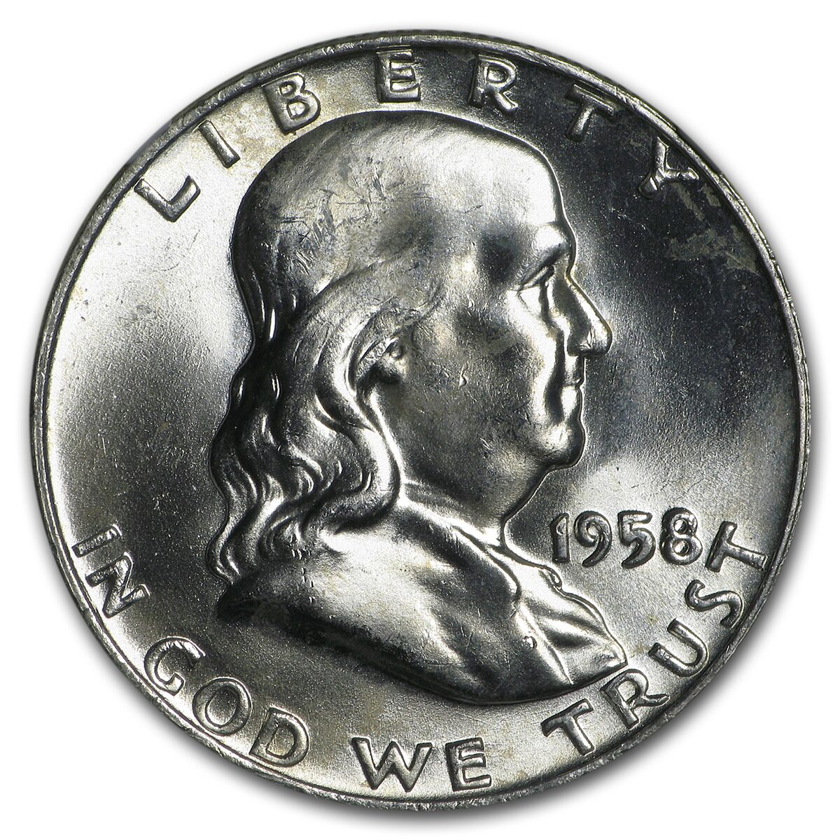 1948-1963 Franklin Half Dollar MS-64 NGC (Random)