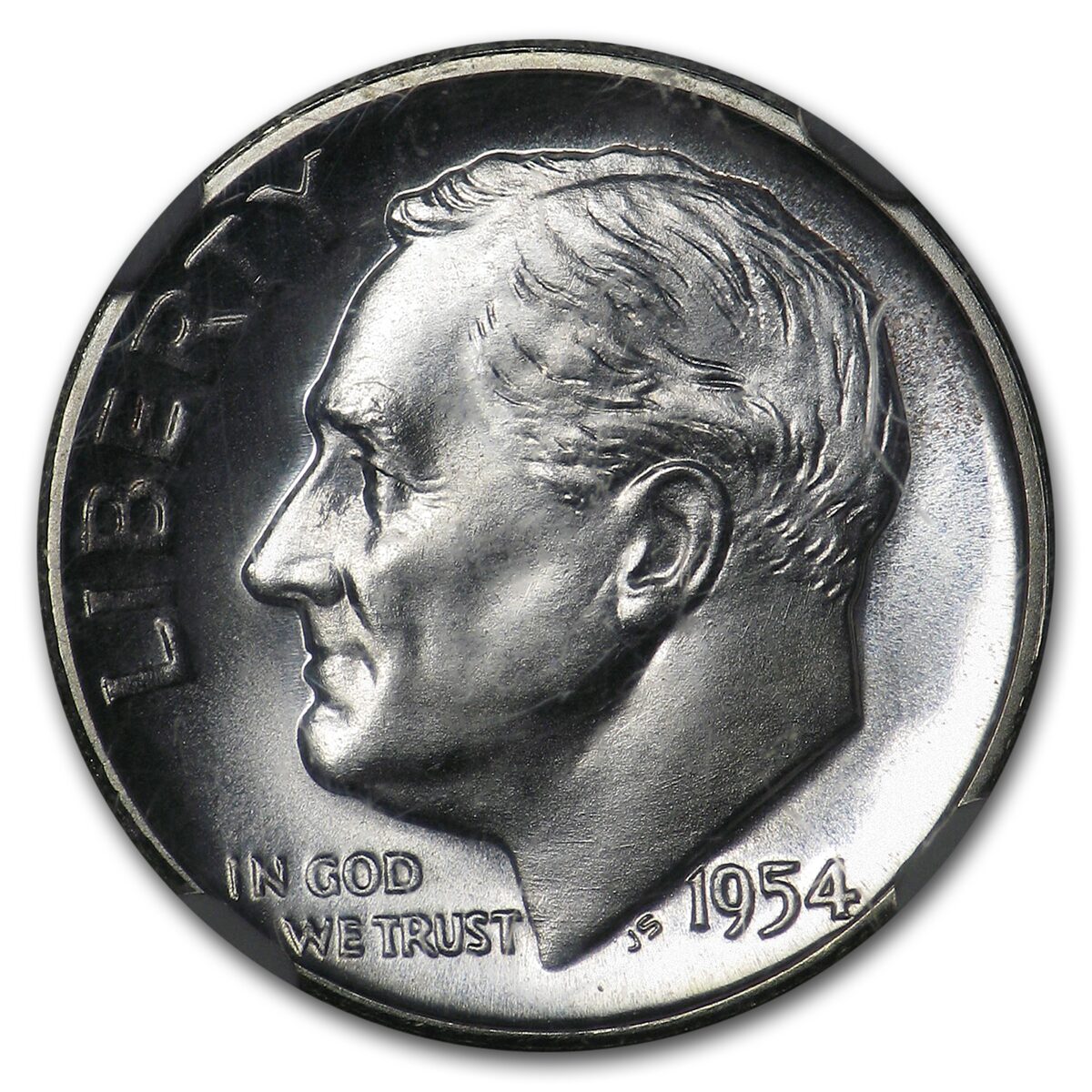 1954 Roosevelt Dime PR-68 NGC