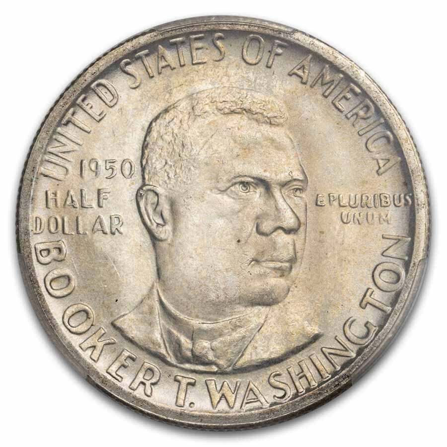 1950-S Booker T. Washington Half Dollar Commem MS-67 PCGS