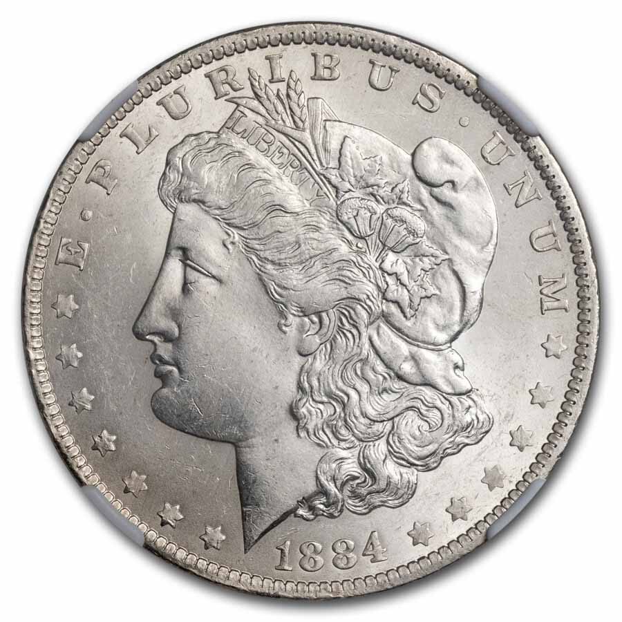 1884-O Morgan Dollar MS-62 NGC