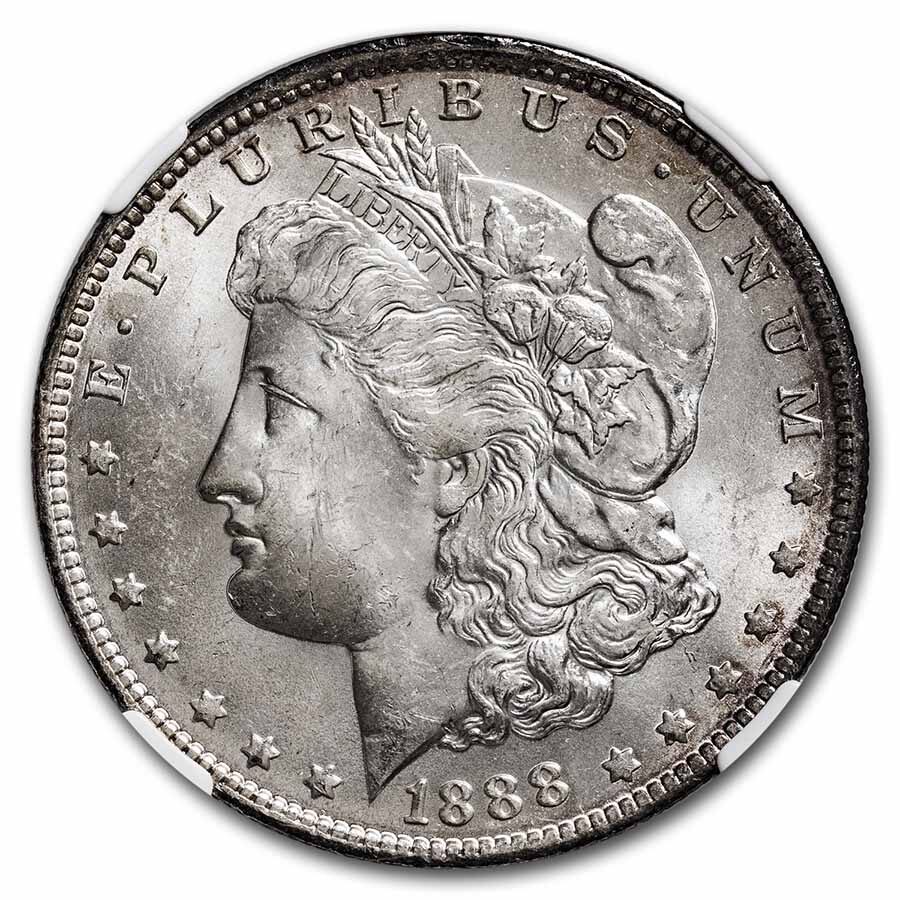 1888-O Morgan Dollar MS-62 NGC