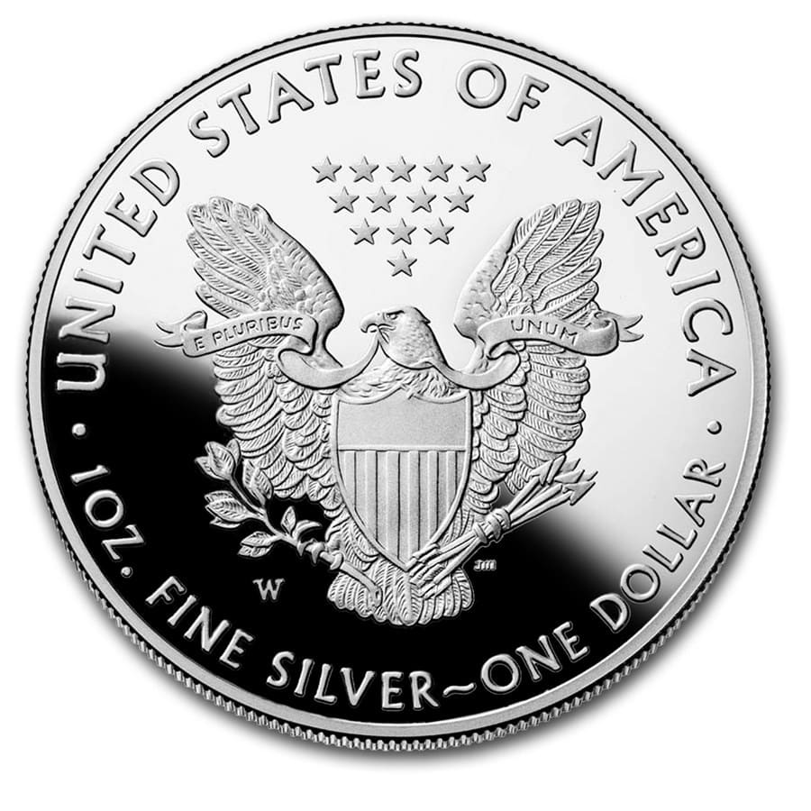 2019-W 1 oz Proof American Silver Eagle (w/Box & COA)