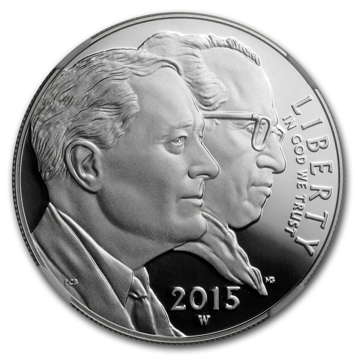 2015-W U.S. March of Dimes $1 Silver Commem PF-70 NGC