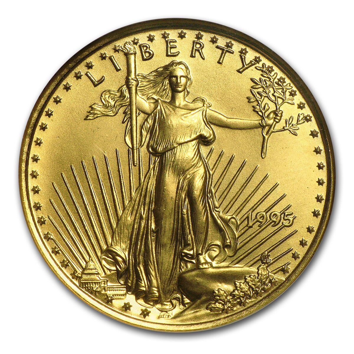1995 1/4 oz American Gold Eagle MS-69 NGC