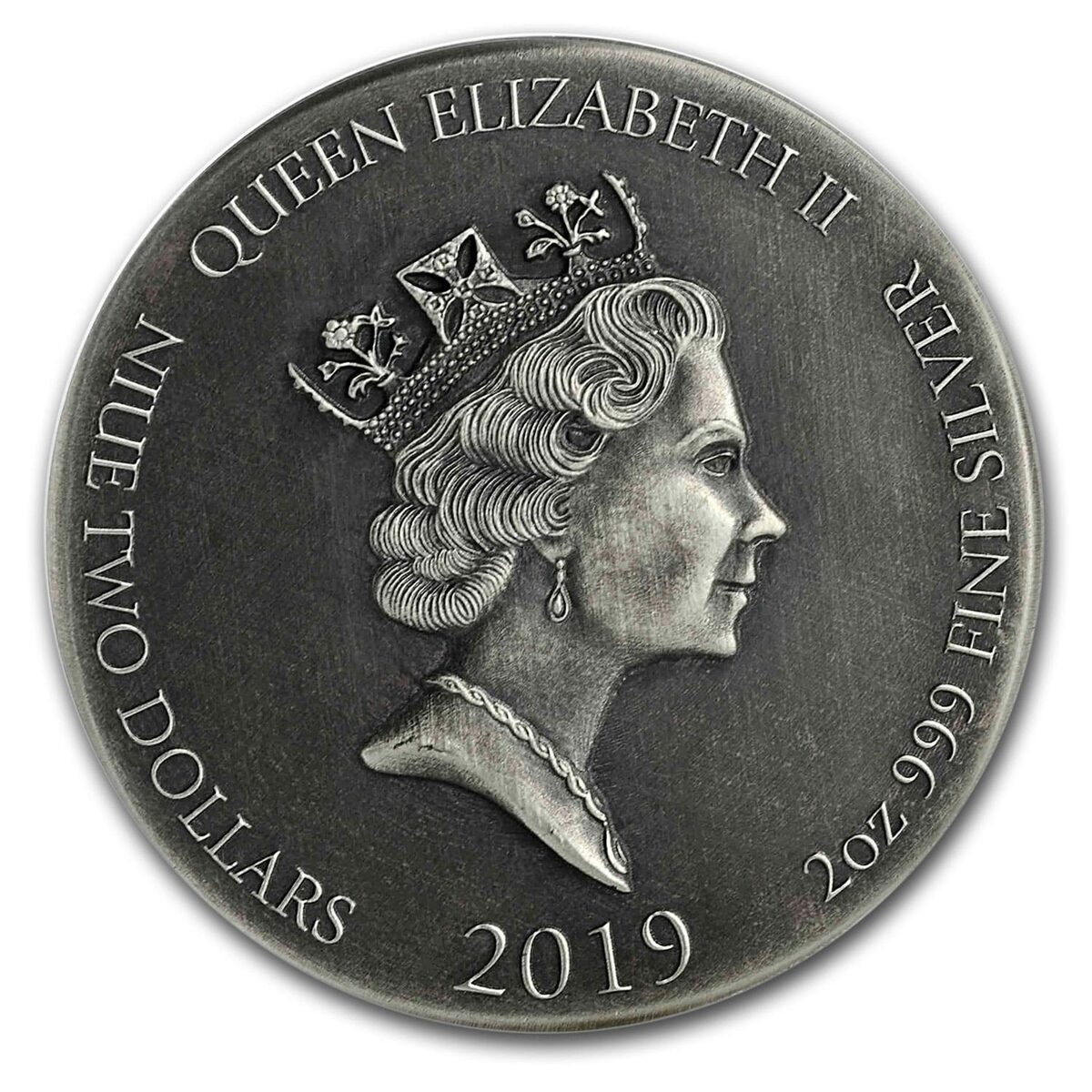 2019 2 oz Silver Coin - Biblical Series (Moses on the Nile)